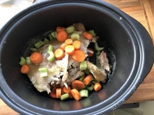 Chicken bone broth